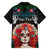 Personalised Mexico Day Of The Dead Family Matching Summer Maxi Dress and Hawaiian Shirt Mexican La Catrina Dia de los Muertos - Wonder Print Shop