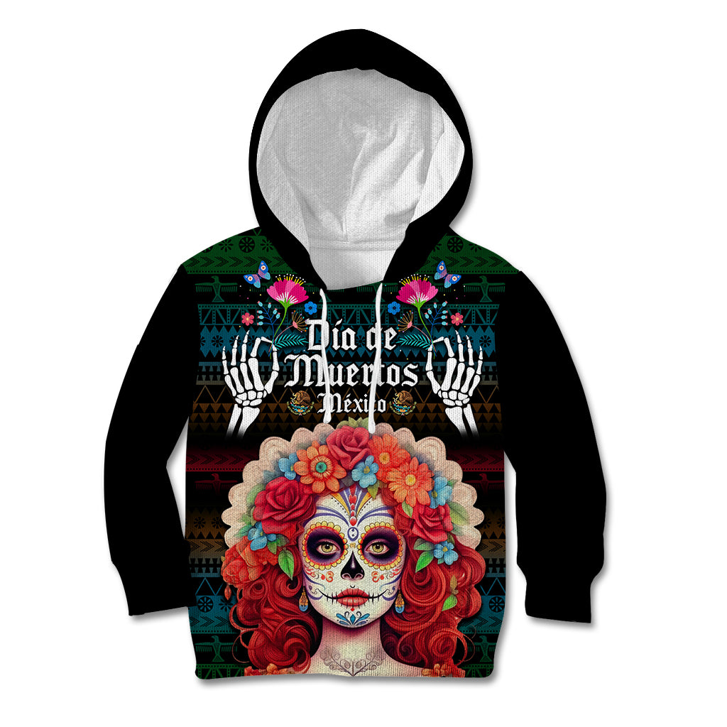 personalised-mexico-day-of-the-dead-kid-hoodie-mexican-la-catrina-dia-de-los-muertos