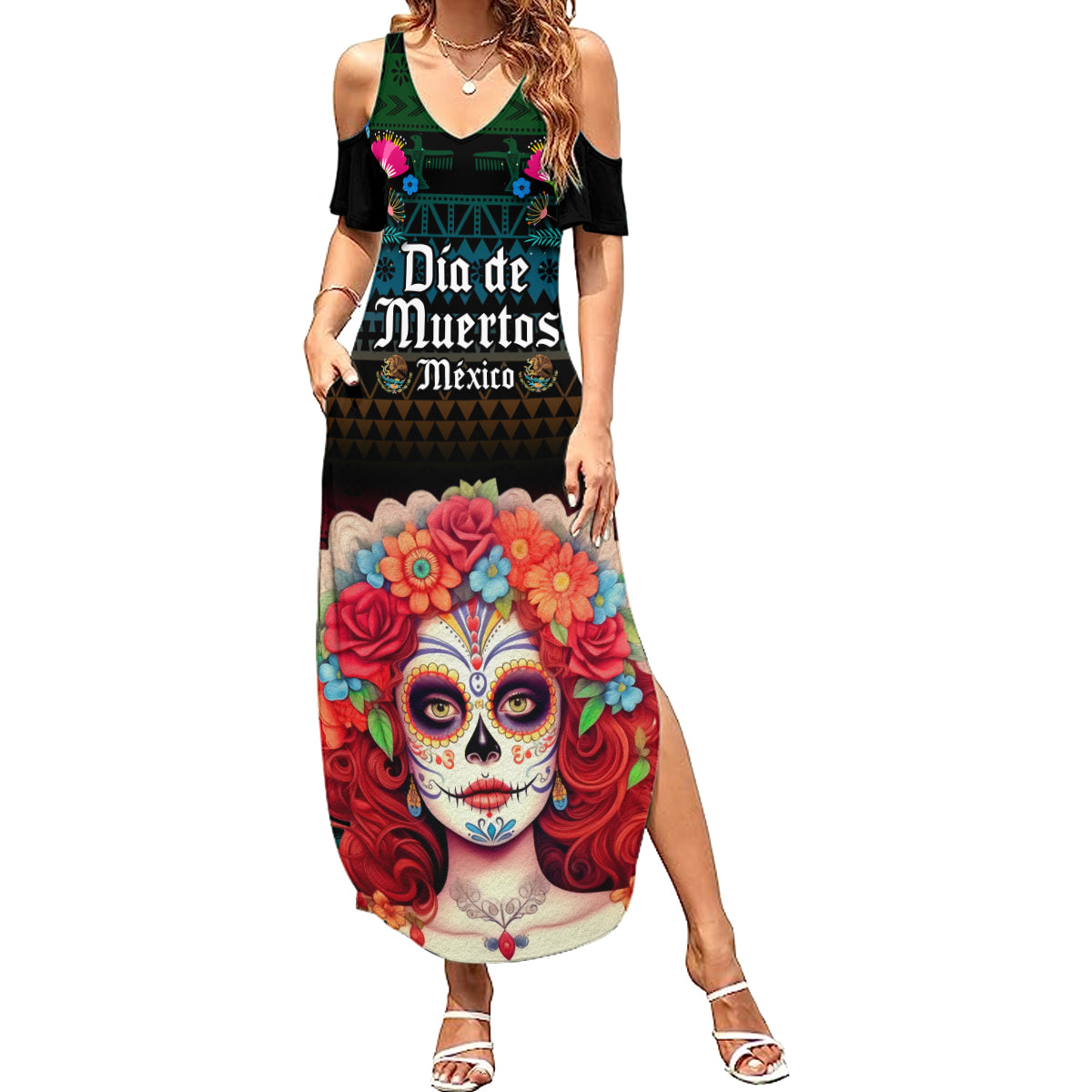 personalised-mexico-day-of-the-dead-summer-maxi-dress-mexican-la-catrina-dia-de-los-muertos