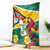 Guyana Republic Day Blanket Scarlet Macaw With Map Tropical Style