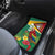 Guyana Republic Day Car Mats Scarlet Macaw With Map Tropical Style