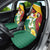 Guyana Republic Day Car Seat Cover Scarlet Macaw With Map Tropical Style