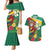 Guyana Republic Day Couples Matching Mermaid Dress and Hawaiian Shirt Scarlet Macaw With Map Tropical Style