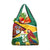 Guyana Republic Day Grocery Bag Scarlet Macaw With Map Tropical Style