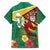 Guyana Republic Day Hawaiian Shirt Scarlet Macaw With Map Tropical Style