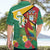 Guyana Republic Day Hawaiian Shirt Scarlet Macaw With Map Tropical Style