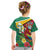 Guyana Republic Day Kid T Shirt Scarlet Macaw With Map Tropical Style