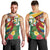 Guyana Republic Day Men Tank Top Scarlet Macaw With Map Tropical Style