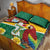 Guyana Republic Day Quilt Bed Set Scarlet Macaw With Map Tropical Style - Wonder Print Shop