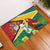 Guyana Republic Day Rubber Doormat Scarlet Macaw With Map Tropical Style - Wonder Print Shop