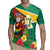 Guyana Republic Day Rugby Jersey Scarlet Macaw With Map Tropical Style - Wonder Print Shop