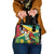 Guyana Republic Day Shoulder Handbag Scarlet Macaw With Map Tropical Style - Wonder Print Shop