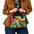 Guyana Republic Day Shoulder Handbag Scarlet Macaw With Map Tropical Style - Wonder Print Shop