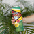 Guyana Republic Day Skinny Tumbler Scarlet Macaw With Map Tropical Style - Wonder Print Shop