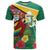 Guyana Republic Day T Shirt Scarlet Macaw With Map Tropical Style - Wonder Print Shop