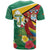 Guyana Republic Day T Shirt Scarlet Macaw With Map Tropical Style - Wonder Print Shop