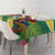 Guyana Republic Day Tablecloth Scarlet Macaw With Map Tropical Style - Wonder Print Shop