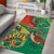 Guyana Republic Day Area Rug Happy Mashramani 55th Anniversary