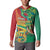 Guyana Republic Day Button Sweatshirt Happy Mashramani 55th Anniversary