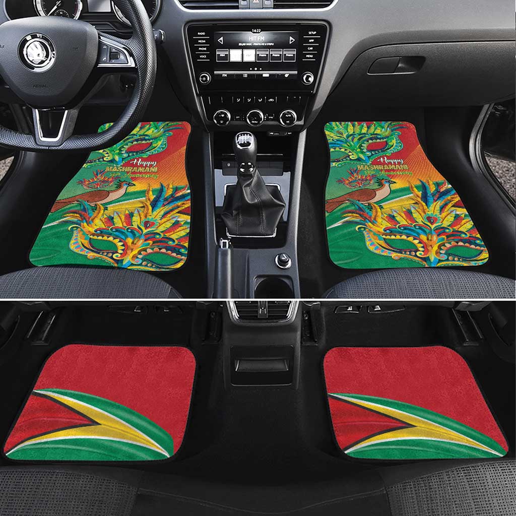 Guyana Republic Day Car Mats Happy Mashramani 55th Anniversary