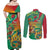 Guyana Republic Day Couples Matching Off Shoulder Maxi Dress and Long Sleeve Button Shirt Happy Mashramani 55th Anniversary