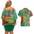 Guyana Republic Day Couples Matching Off Shoulder Short Dress and Hawaiian Shirt Happy Mashramani 55th Anniversary