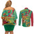 Guyana Republic Day Couples Matching Off Shoulder Short Dress and Long Sleeve Button Shirt Happy Mashramani 55th Anniversary