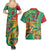 Guyana Republic Day Couples Matching Summer Maxi Dress and Hawaiian Shirt Happy Mashramani 55th Anniversary