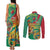 Guyana Republic Day Couples Matching Tank Maxi Dress and Long Sleeve Button Shirt Happy Mashramani 55th Anniversary