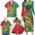 Guyana Republic Day Family Matching Long Sleeve Bodycon Dress and Hawaiian Shirt Happy Mashramani 55th Anniversary