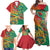 Guyana Republic Day Family Matching Off Shoulder Maxi Dress and Hawaiian Shirt Happy Mashramani 55th Anniversary