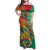 Guyana Republic Day Family Matching Off Shoulder Maxi Dress and Hawaiian Shirt Happy Mashramani 55th Anniversary