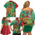 Guyana Republic Day Family Matching Off Shoulder Short Dress and Hawaiian Shirt Happy Mashramani 55th Anniversary