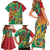 Guyana Republic Day Family Matching Short Sleeve Bodycon Dress and Hawaiian Shirt Happy Mashramani 55th Anniversary