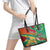 Guyana Republic Day Leather Tote Bag Happy Mashramani 55th Anniversary