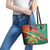 Guyana Republic Day Leather Tote Bag Happy Mashramani 55th Anniversary