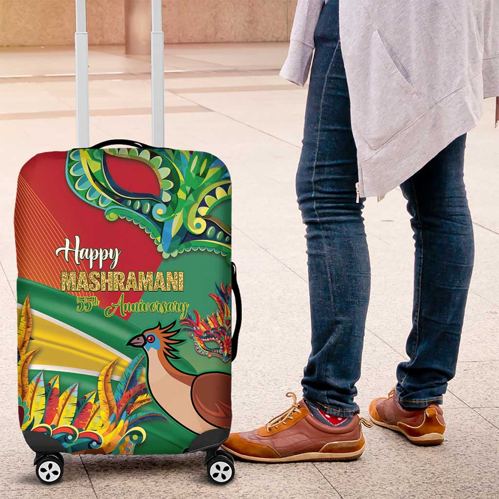 Guyana Republic Day Luggage Cover Happy Mashramani 55th Anniversary