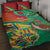 Guyana Republic Day Quilt Bed Set Happy Mashramani 55th Anniversary - Wonder Print Shop