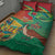 Guyana Republic Day Quilt Bed Set Happy Mashramani 55th Anniversary - Wonder Print Shop