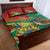 Guyana Republic Day Quilt Bed Set Happy Mashramani 55th Anniversary - Wonder Print Shop