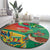 Guyana Republic Day Round Carpet Happy Mashramani 55th Anniversary - Wonder Print Shop