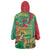 Guyana Republic Day Wearable Blanket Hoodie Happy Mashramani 55th Anniversary