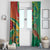 Guyana Republic Day Window Curtain Happy Mashramani 55th Anniversary - Wonder Print Shop