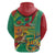 Guyana Republic Day Zip Hoodie Happy Mashramani 55th Anniversary - Wonder Print Shop