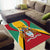 Personalized Guyana Coat Of Arms Area Rug Flag Color