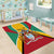 Personalized Guyana Coat Of Arms Area Rug Flag Color