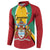 Personalized Guyana Coat Of Arms Button Sweatshirt Flag Color