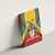 Personalized Guyana Coat Of Arms Canvas Wall Art Flag Color