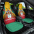 Personalized Guyana Coat Of Arms Car Seat Cover Flag Color