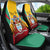 Personalized Guyana Coat Of Arms Car Seat Cover Flag Color